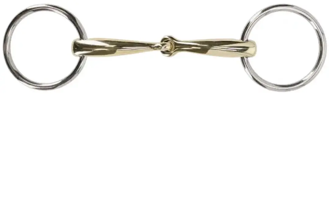 QHP Watertrens Anatomisch 14mm - Goud - afbeelding 5 van 5