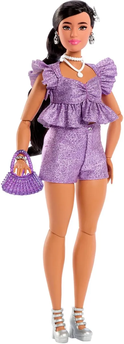 Barbie Deluxe Stijl Pop Metallic Paars