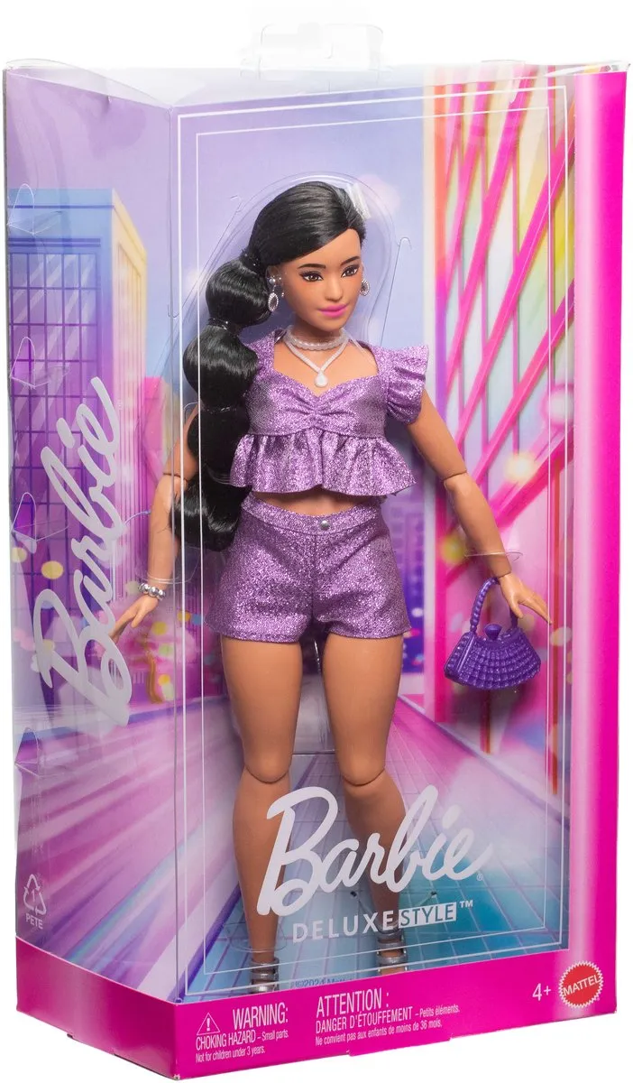 Barbie Deluxe Stijl Pop Metallic Paars - 0194735303045