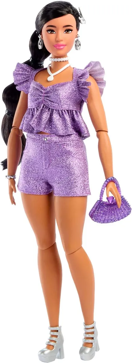 Barbie Deluxe Stijl Pop Metallic Paars - 0194735303045