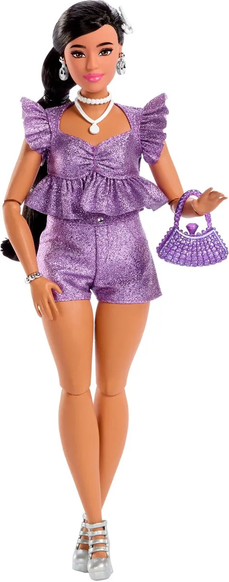 Barbie Deluxe Stijl Pop Metallic Paars - 0194735303045
