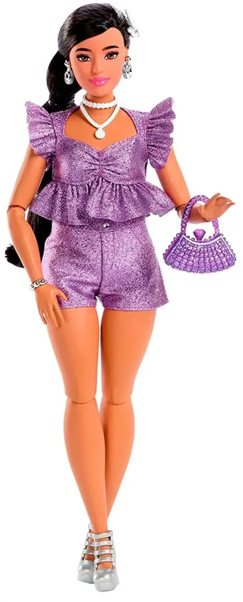 Barbie Deluxe Stijl Pop Metallic Paars - 0194735303045