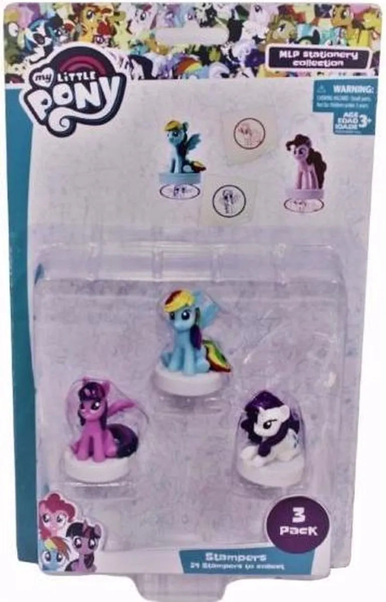 Goliath My Little Pony Stampers - 3 Stuks Bonte Kleuren