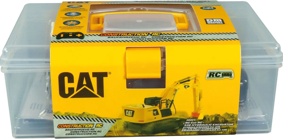 Carrera RC CAT Mini Hydraulic Excavator 336 - Multicolor