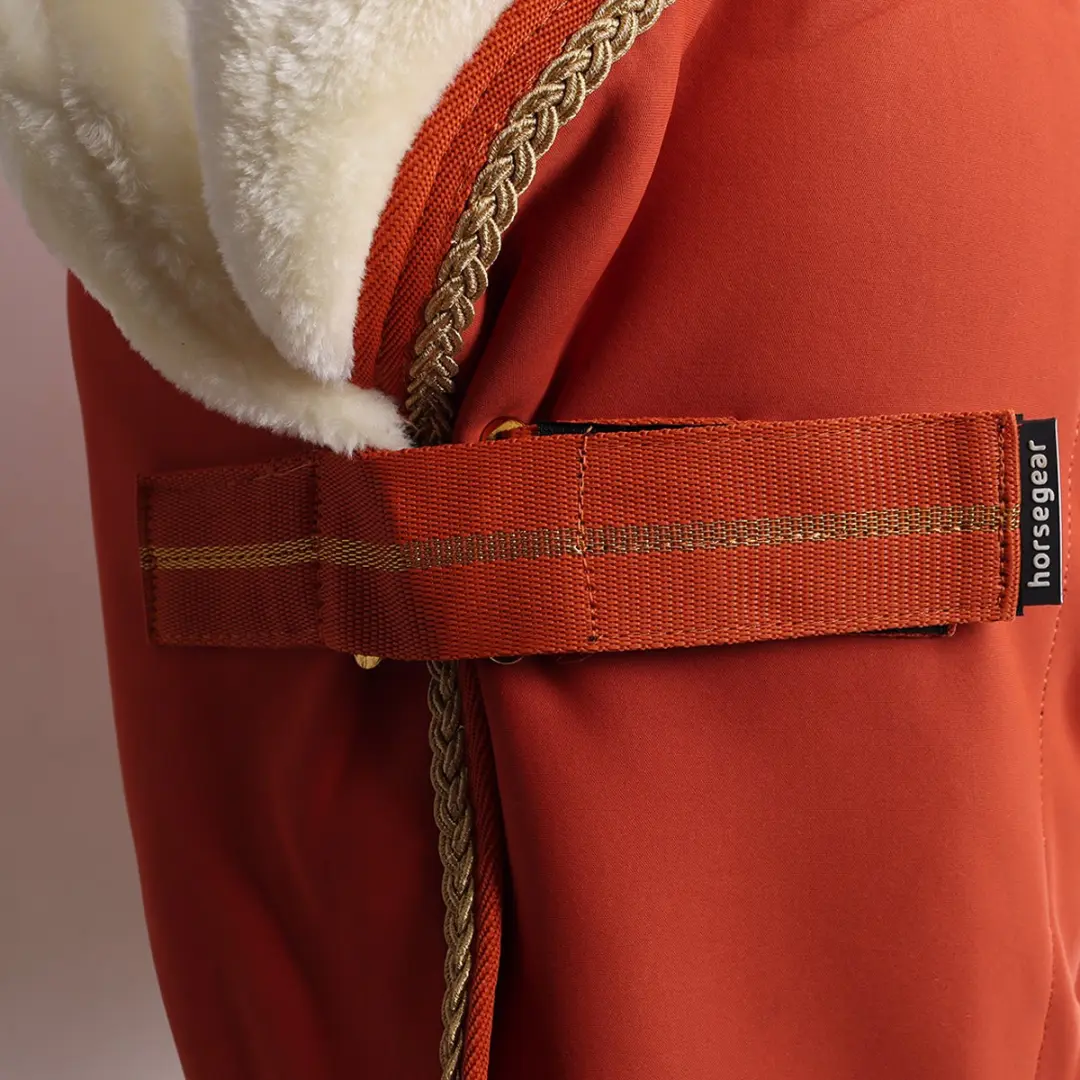 Horsegear Hglyx Mini Zweetdeken 110/145cm - Middenoranje