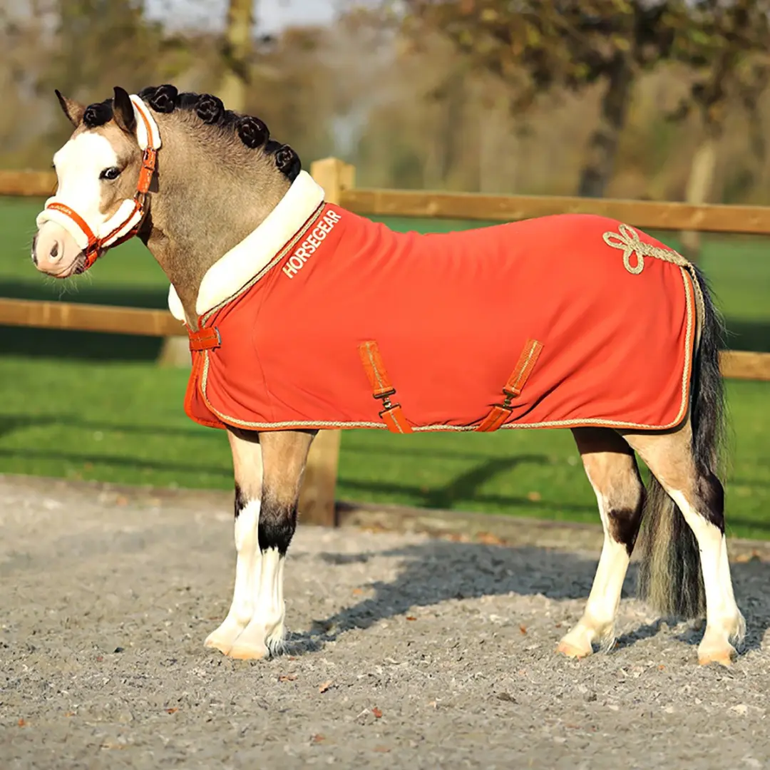 Horsegear Hglyx Mini Zweetdeken 110/145cm - Middenoranje
