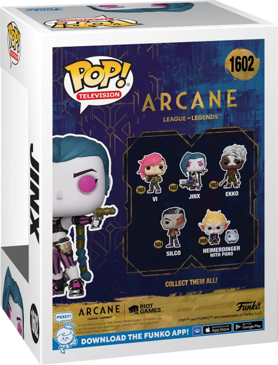 Funko Pop! League of Legends Arcane Jinx 75649 - Multicolor
