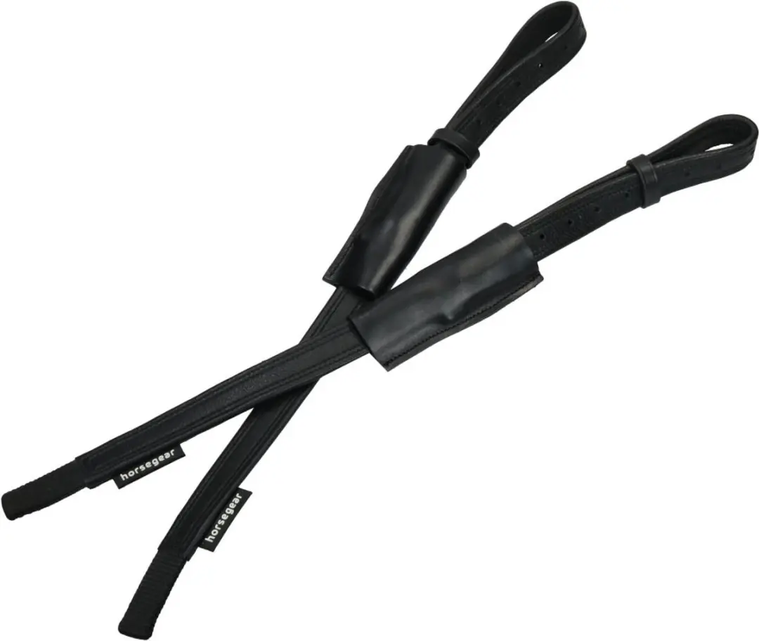 Horsegear HG Dressage Beugelriemen - Zwart