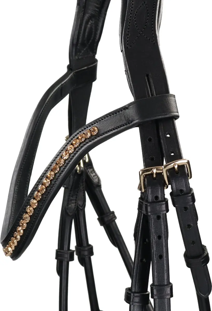Horsegear HGSnake Hoofdstel - Full - Zwart