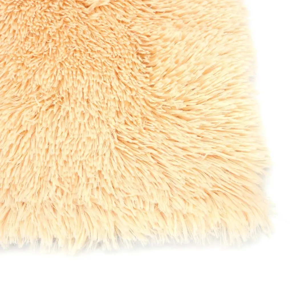 Nobleza Fluffy Hondenmat Kattenmat 85x70cm - Crème/Grijs