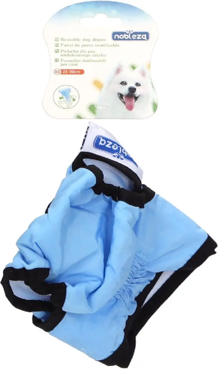 Nobleza Hondenbroekje Maat L - Blauw