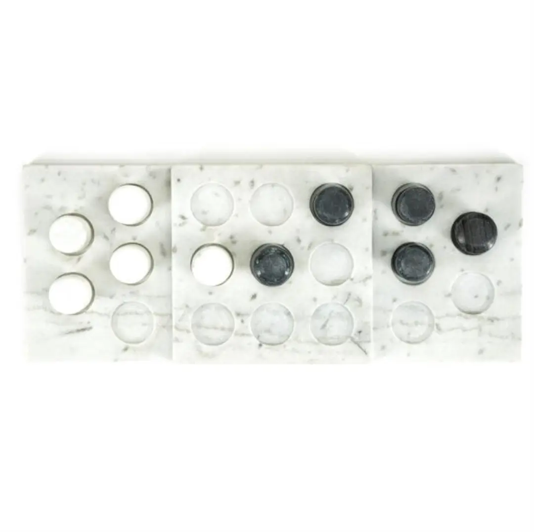 BY-Boo Tic Tac Toe Bordspel - Zwart/Wit