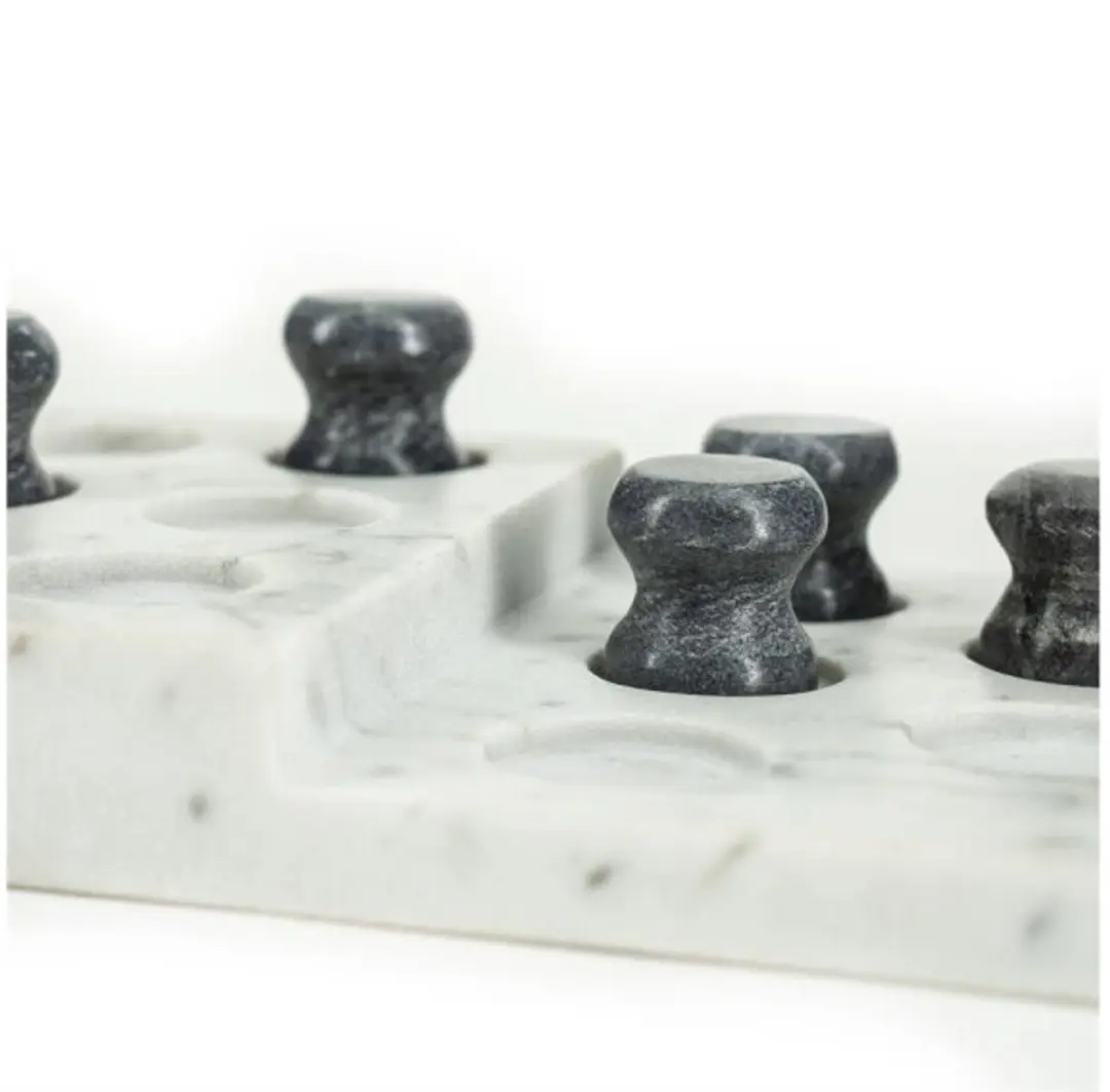 BY-Boo Tic Tac Toe Bordspel - Zwart/Wit