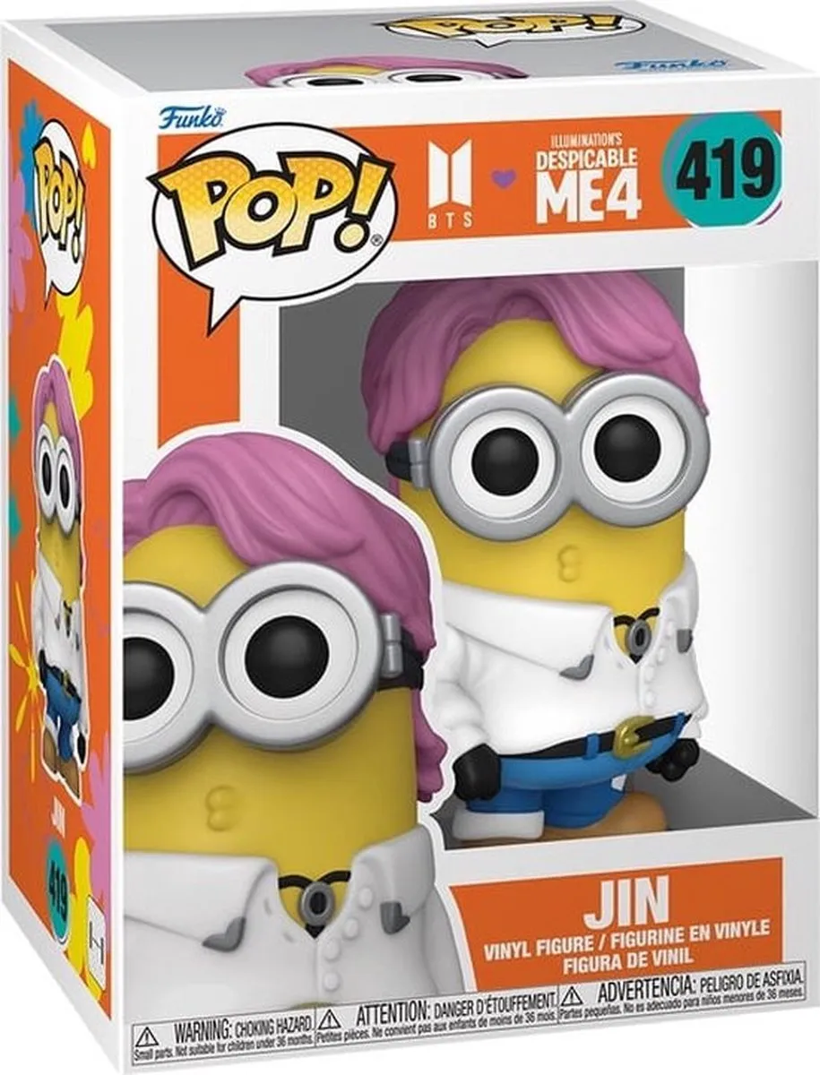 Funko Pop! Minion Jin BTS 419 Vinylfiguur - 85965 - Meerkleurig