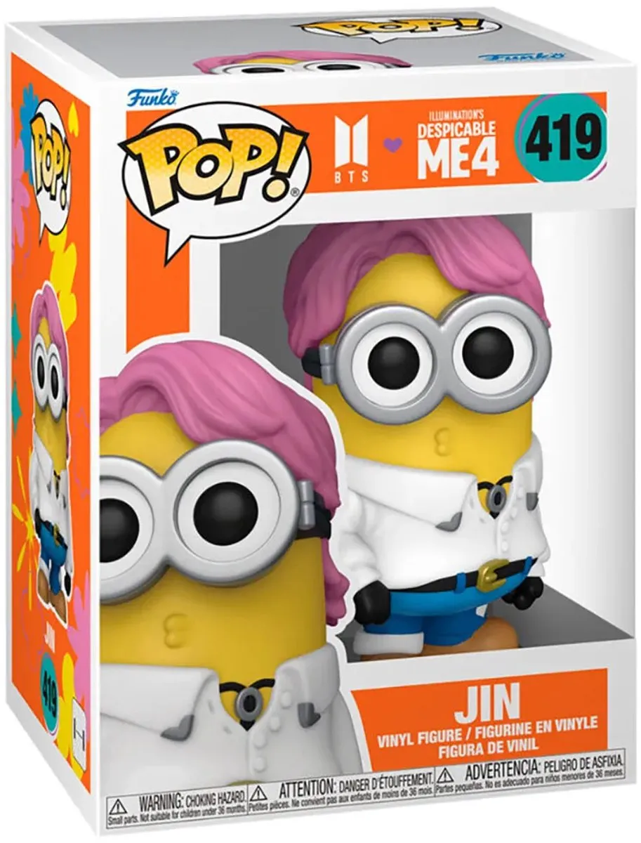 Funko Pop! Minion Jin BTS 419 Vinylfiguur - 85965 - Meerkleurig