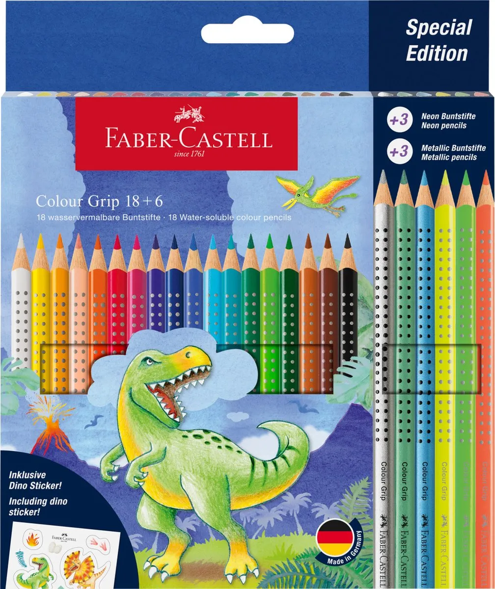 Faber-Castell Grip Dino Potloden