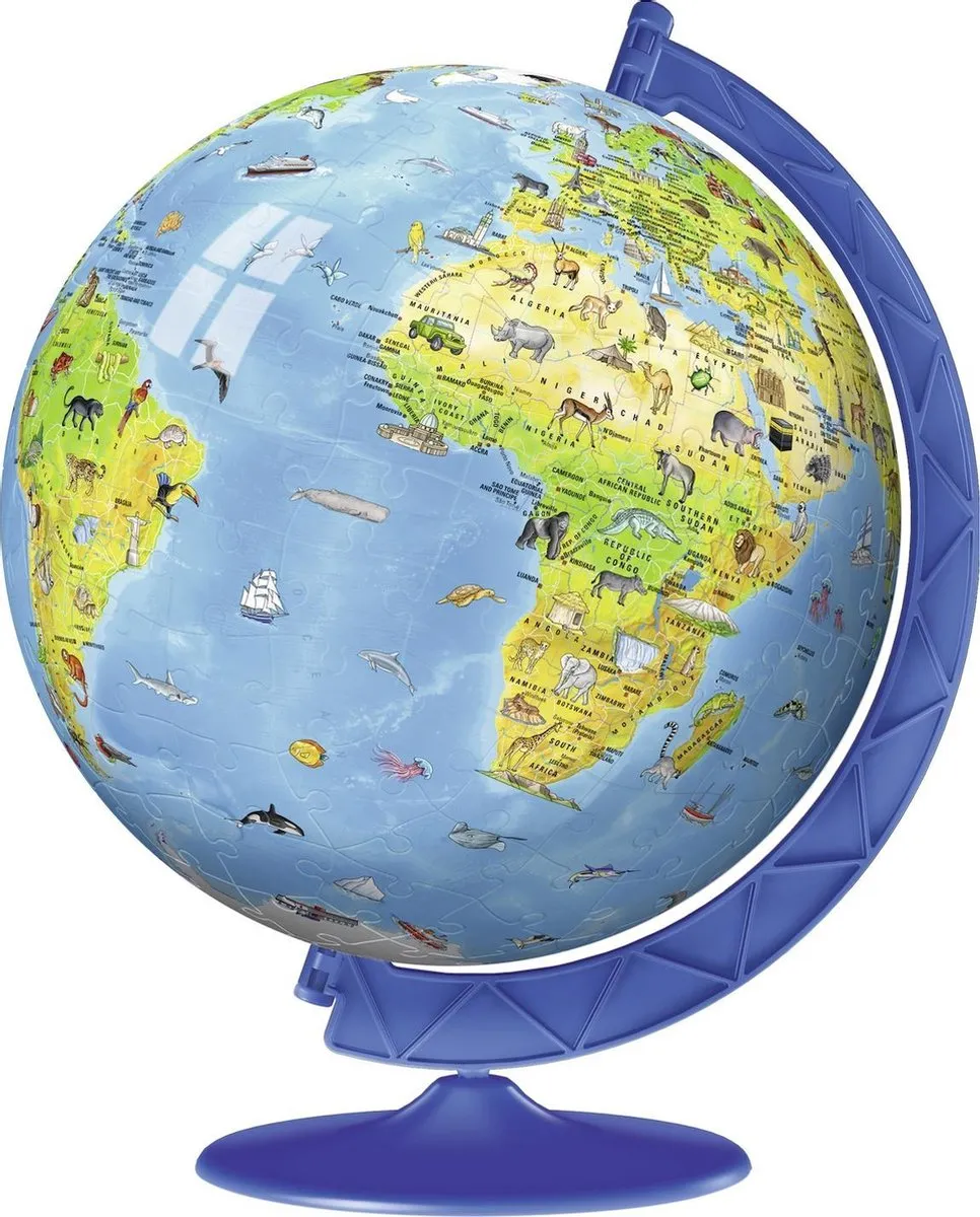 Ravensburger XXL Kinder Globe 3D Puzzel 180 Stuks