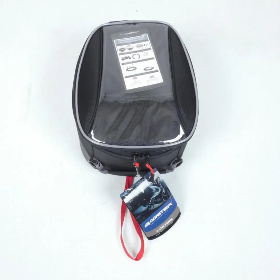 Bagster D-LINE POWER 7L Tanktas - LOCK'N START - Aprilia - Zwart/Grijs