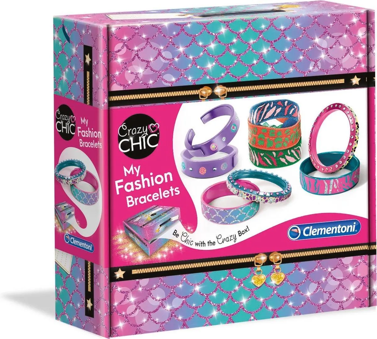Clementoni Armbanden Maken Crazy Chic - 8 Stuks Multicolor - afbeelding 4 van 6