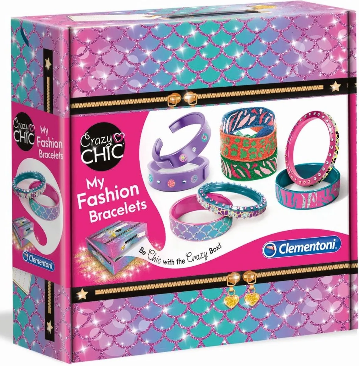 Clementoni Armbanden Maken Crazy Chic - 8 Stuks Multicolor - afbeelding 3 van 6