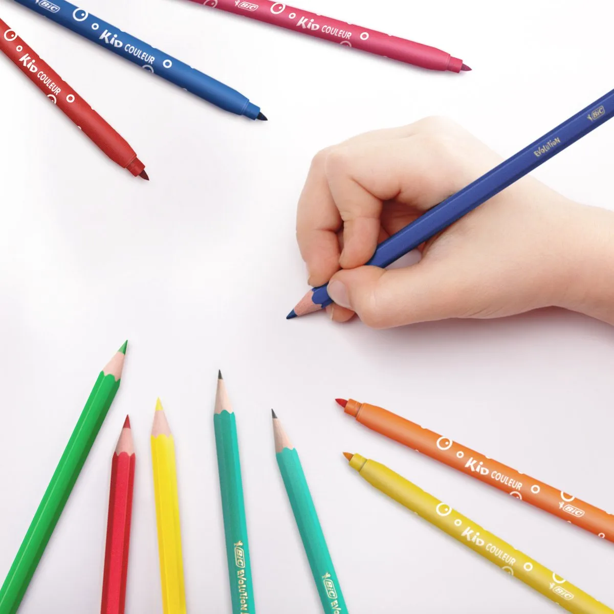 Bic Kids Evolution ECOlutions Kleurpotloden 12 Stuks - Multicolor