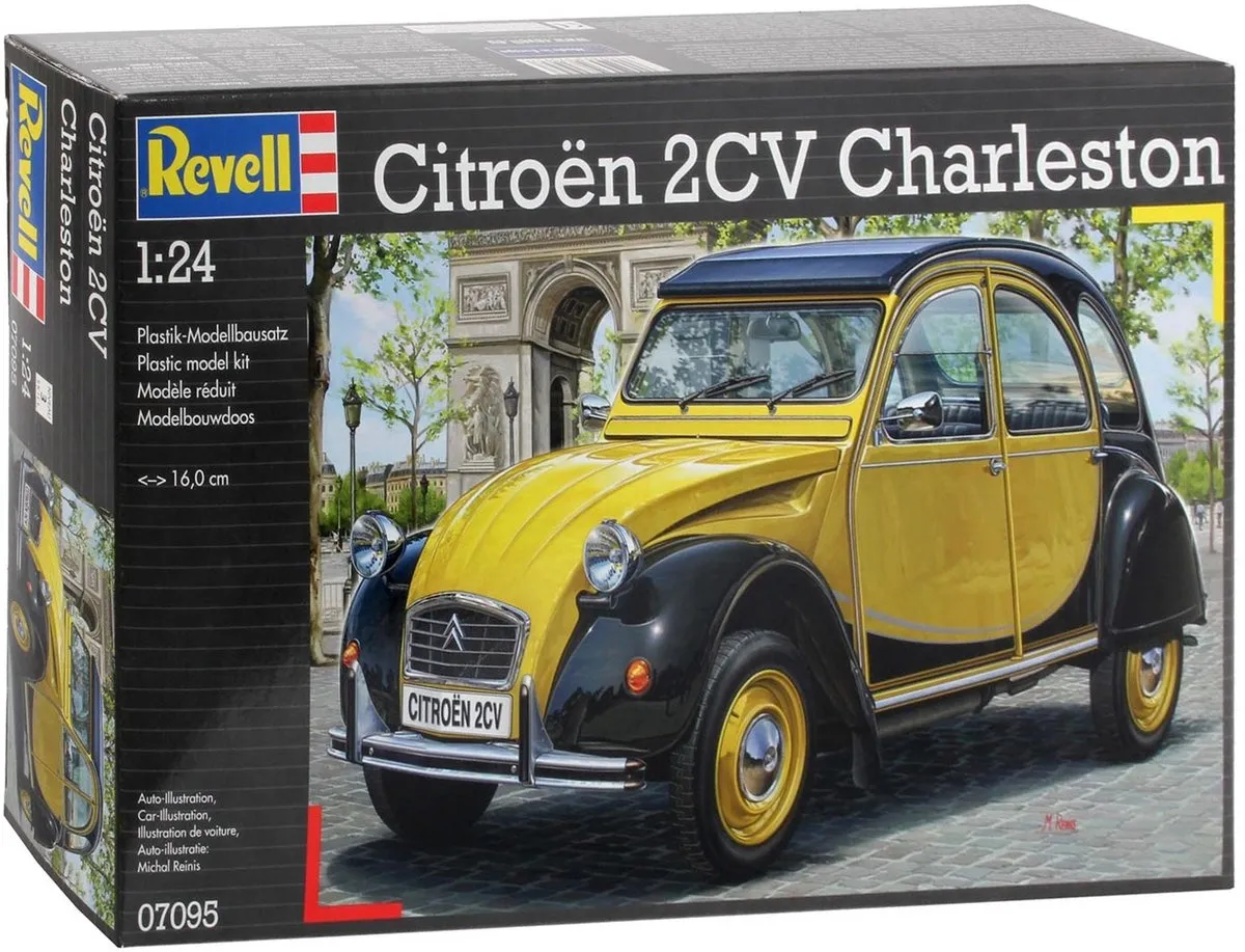 Revell 07095 Modelbouwpakket Citroën 2CV Charleston 1:24 - Multi