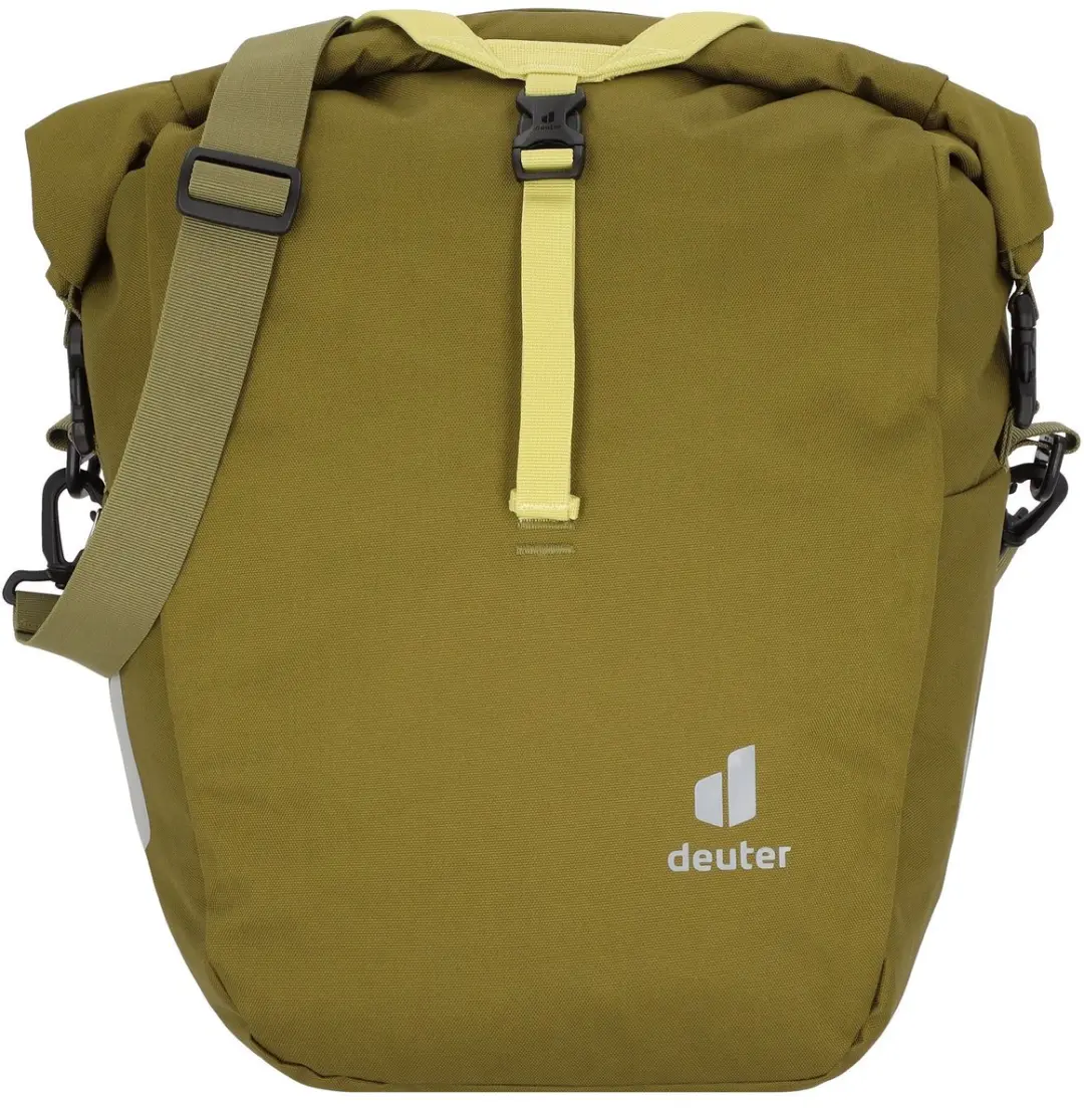 deuter Fietsenzak Valbona Pannier Bag 20 + 5 Cactus Olijfgroen
