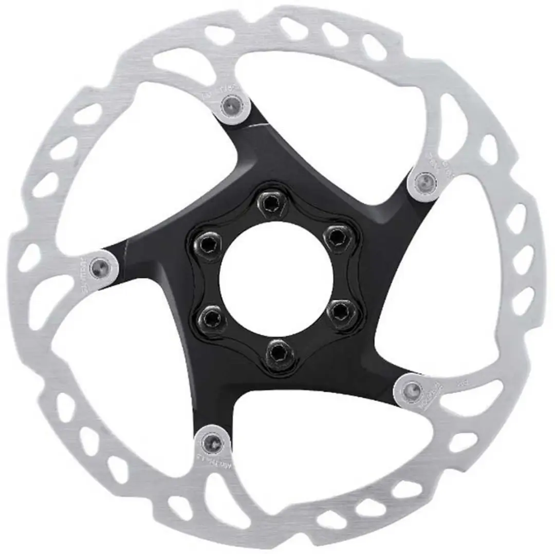 Shimano SM-RT76 Remschijf 203mm - 6-bouts - Zwart/Zilver - afbeelding 2 van 5
