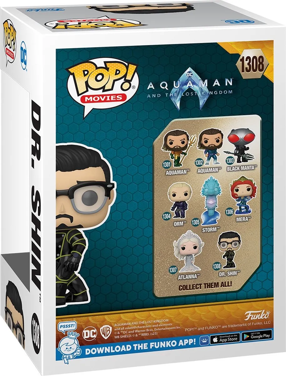 Funko Pop! Movies Aquaman Dr. Shin 67573 - Veelkleurig