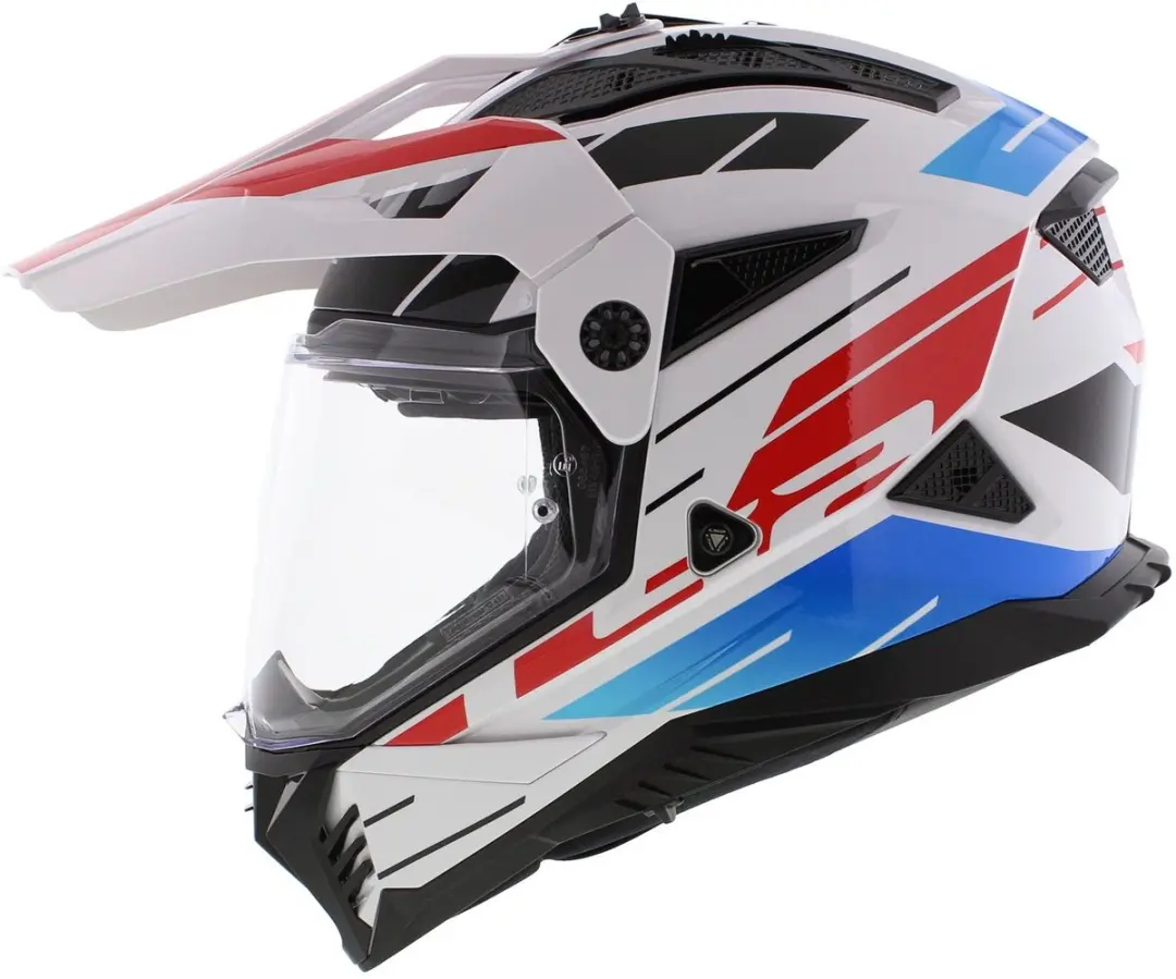 LS2 MX702 Pioneer II Adventure Helm - XS - Wit