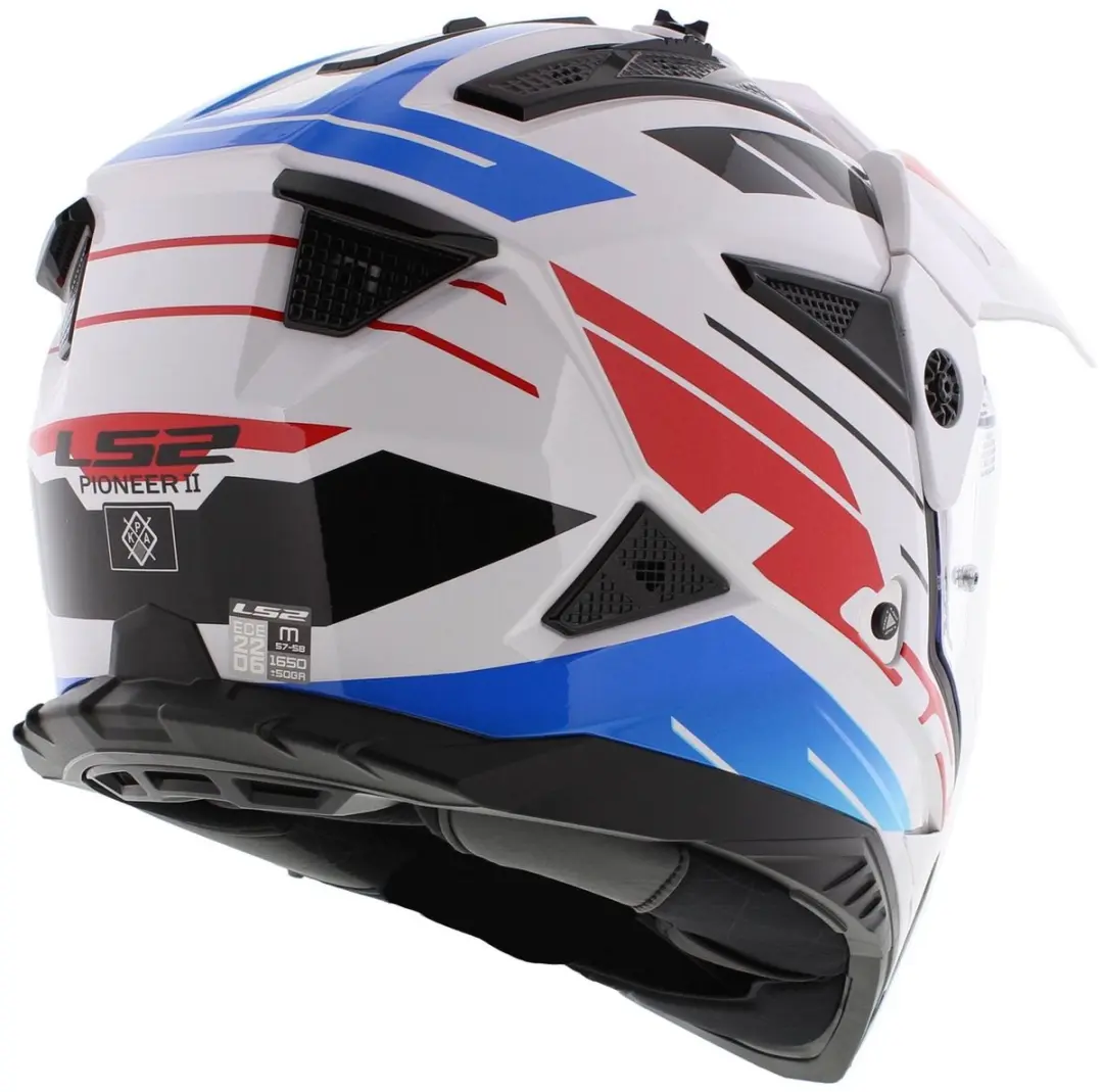 LS2 MX702 Pioneer II Adventure Helm - XS - Wit