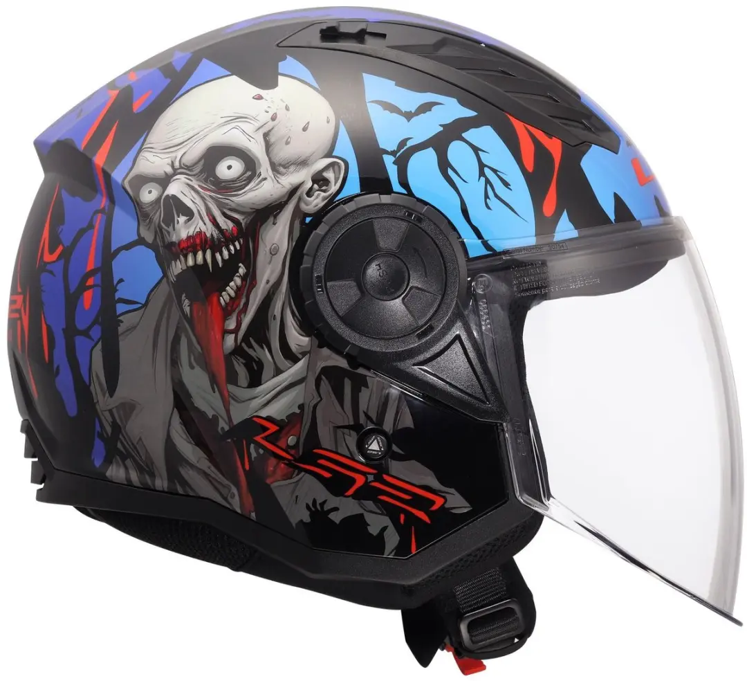 LS2 Helm Airflow II Zombie OF616 - Maat L - Happy Dreams