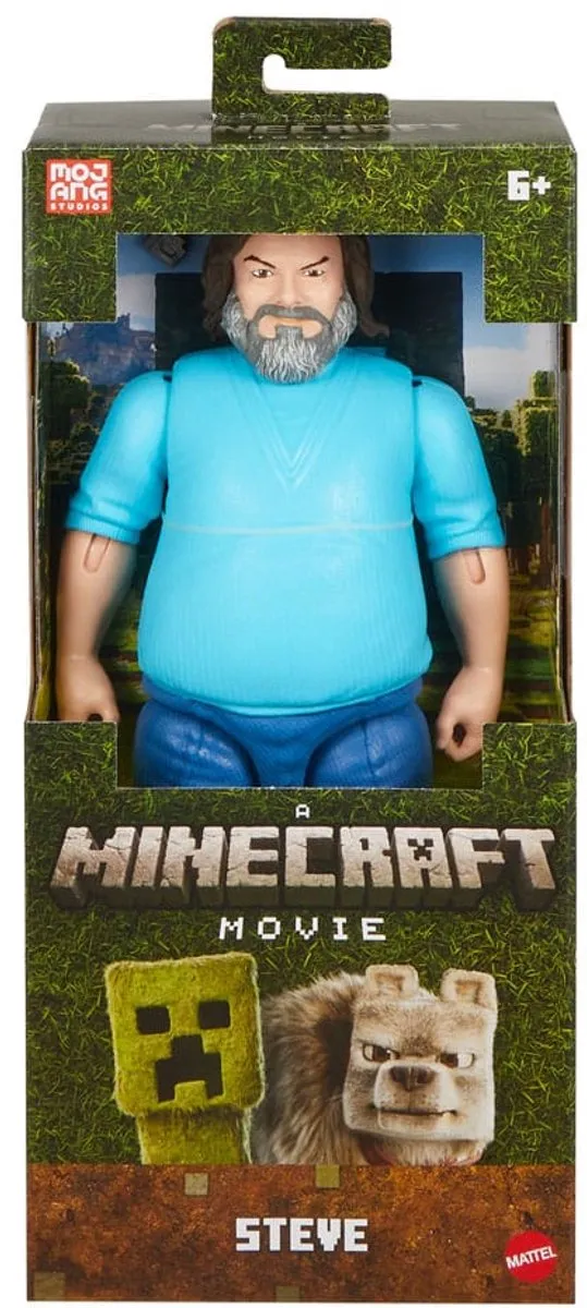 Mattel Minecraft Movie Steve Actiefiguur 30cm - Multi - afbeelding 6 van 6