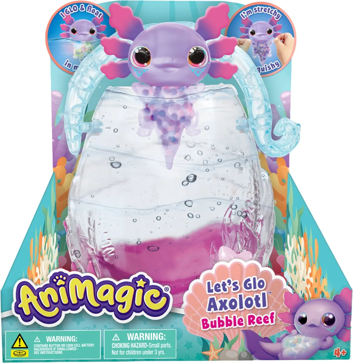 Goliath Animagic Let's Glo Axolotl Speelfiguur 930943