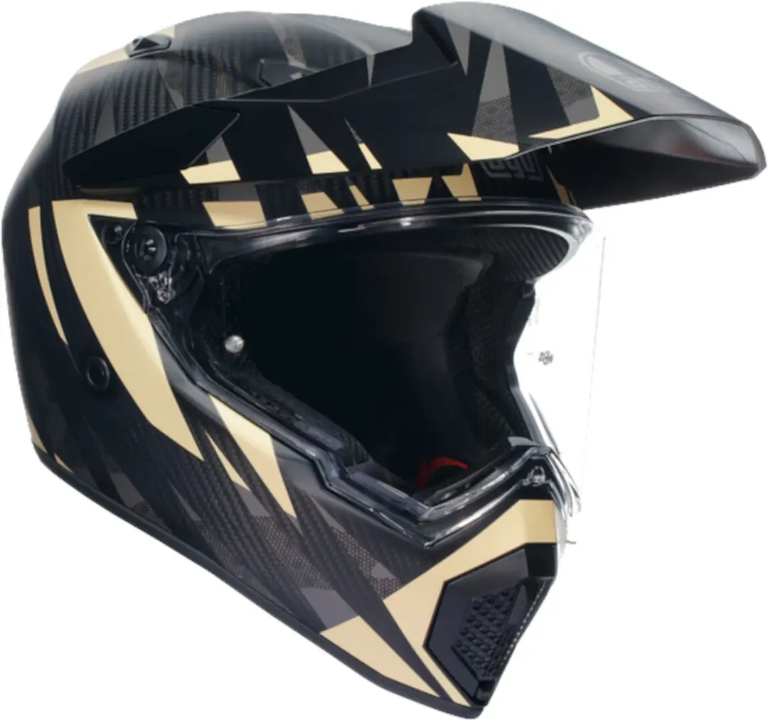 AGV AX9 E2206 Mplk Steppa Mat Carbon Grijs Zand