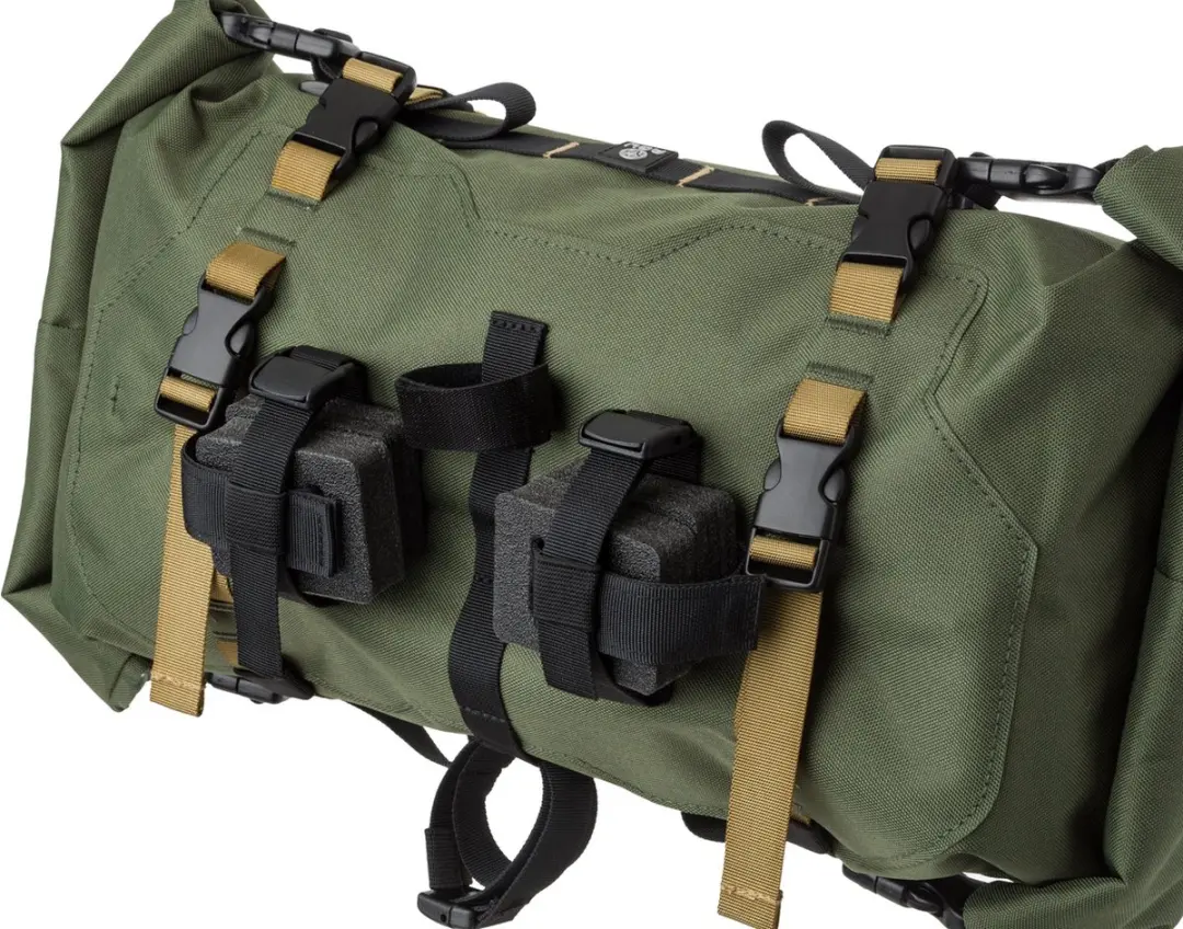 AGU Bikepacking Venture Stuurtas 17L - Legergroen