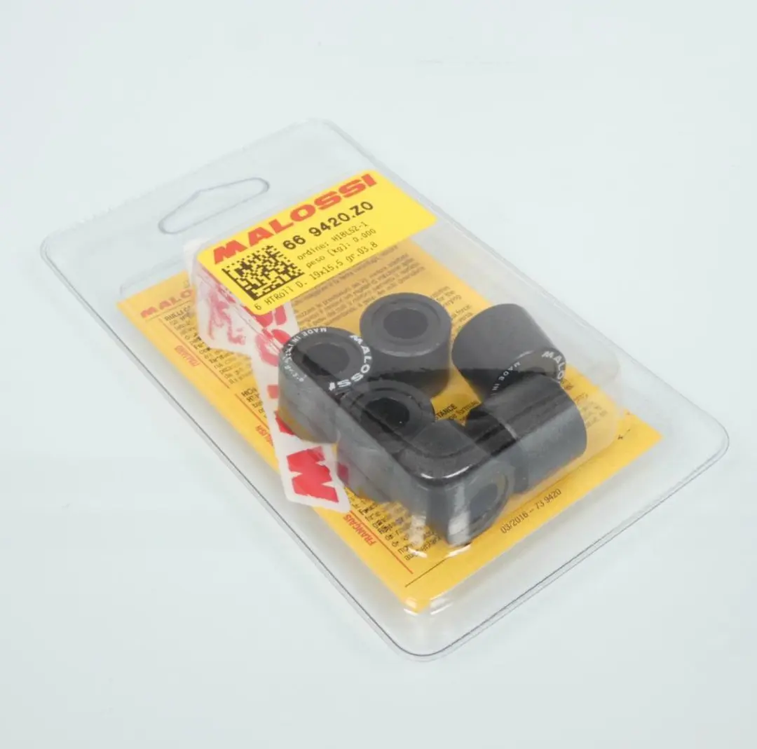 malossi variatorrol voor scooter gilera 50 dna na 2000 19x15,5 3,8grs / 66 9420.