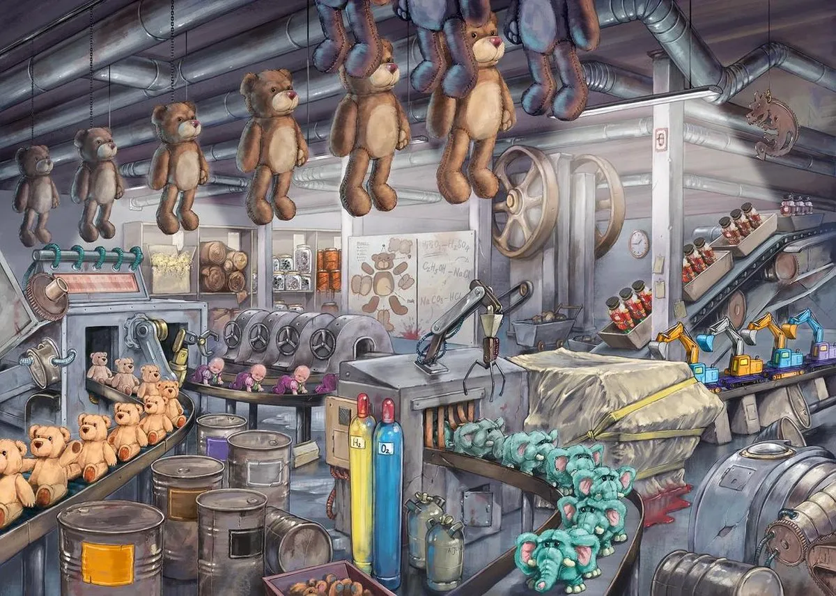 Ravensburger Escape Puzzle The Toy Factory 368 Stuks - Multicolor