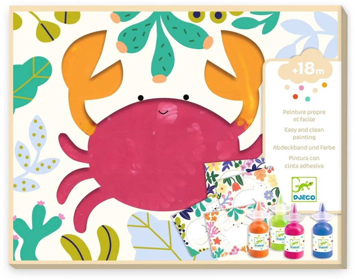 Djeco Vingerverfset Multicolor