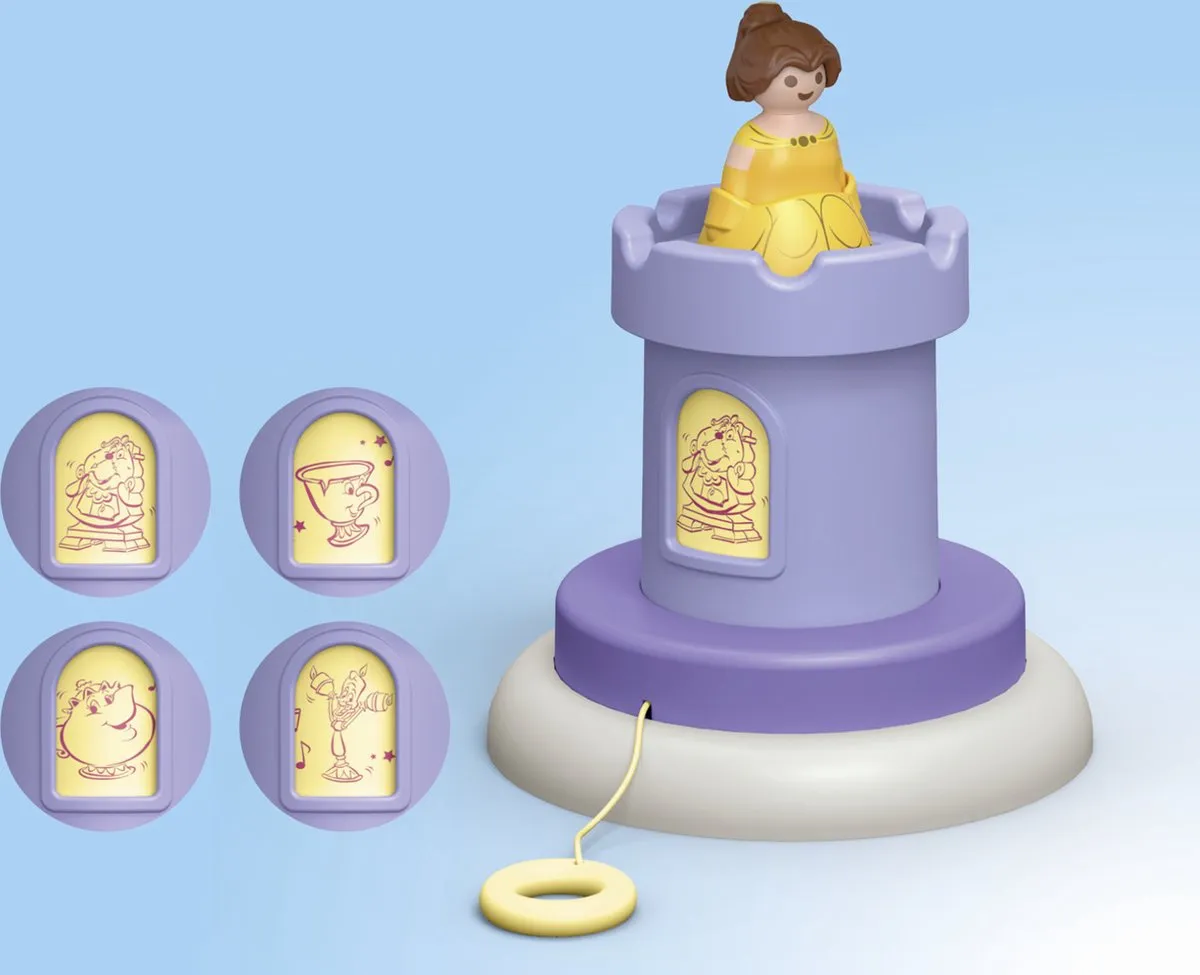 Playmobil Junior Disney Belle Speeltoren met Melodie 71458 - Multicolor