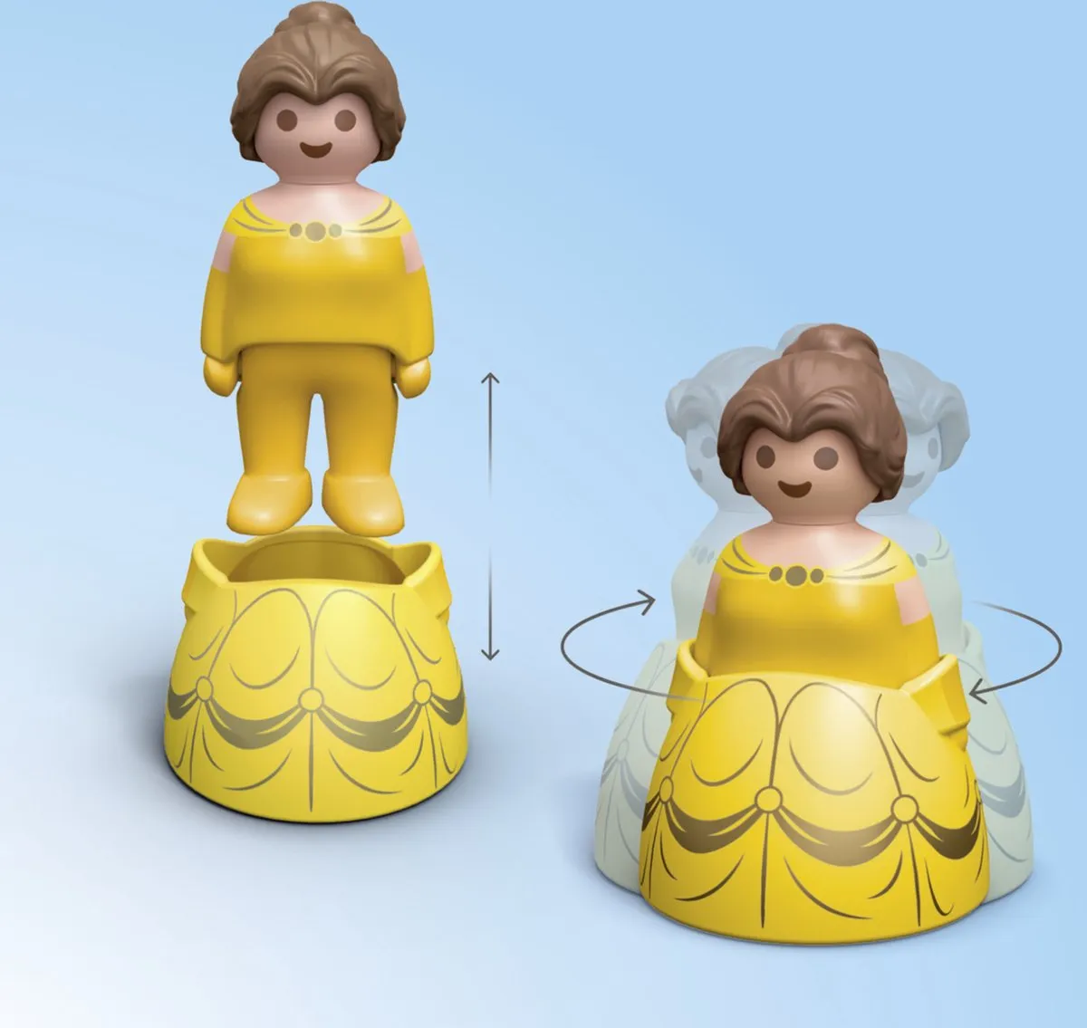 Playmobil Junior Disney Belle Speeltoren met Melodie 71458 - Multicolor
