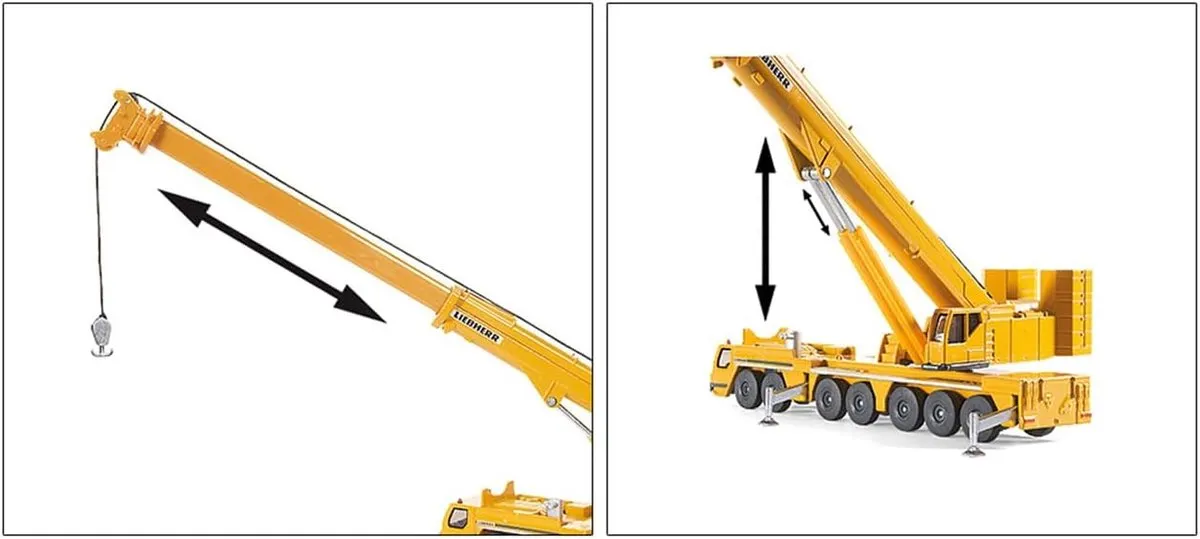 SIKU 1886 Liebherr Mobiele Kraan 1:87 - Geel
