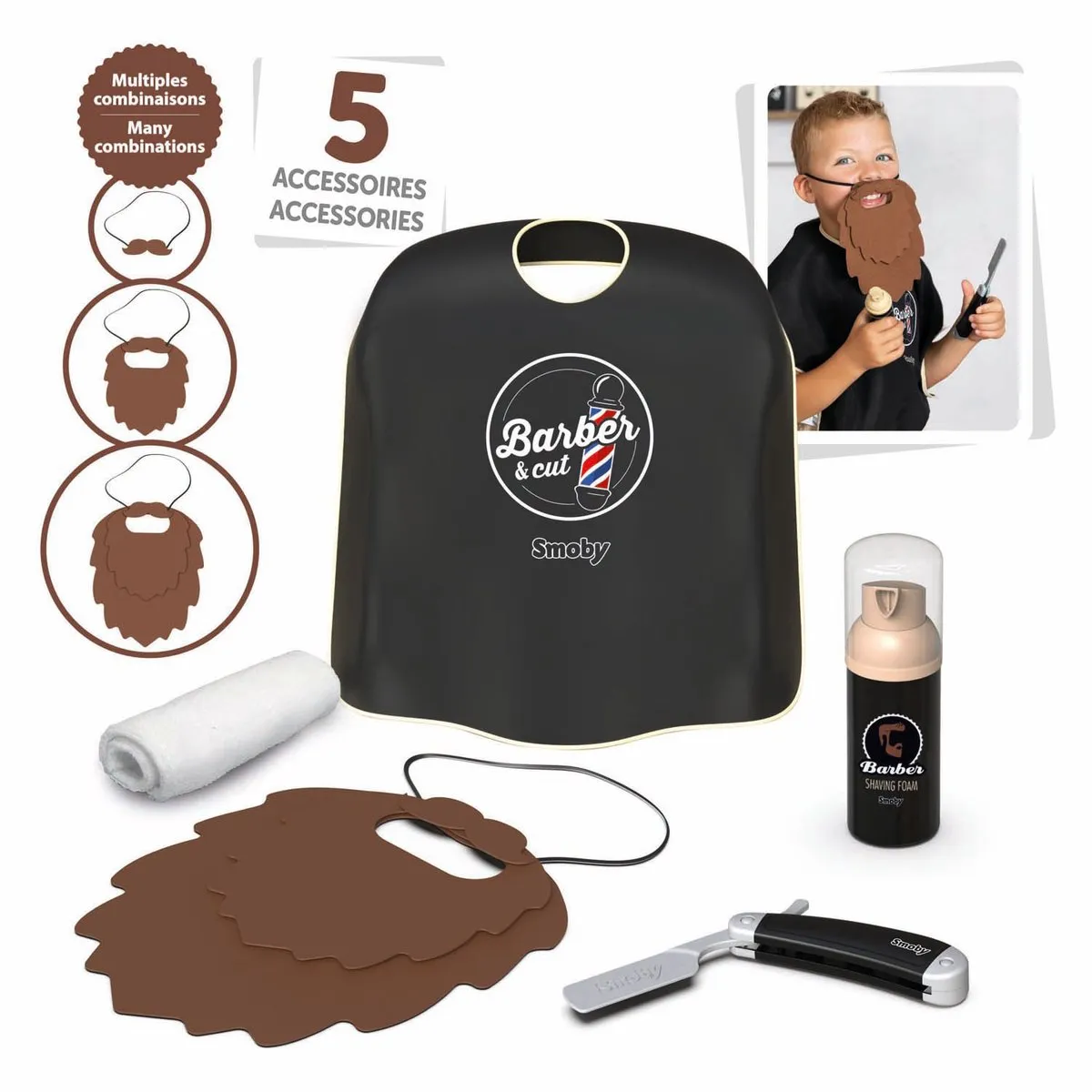 Smoby Barber & Cut Set - Multicolor - afbeelding 6 van 6