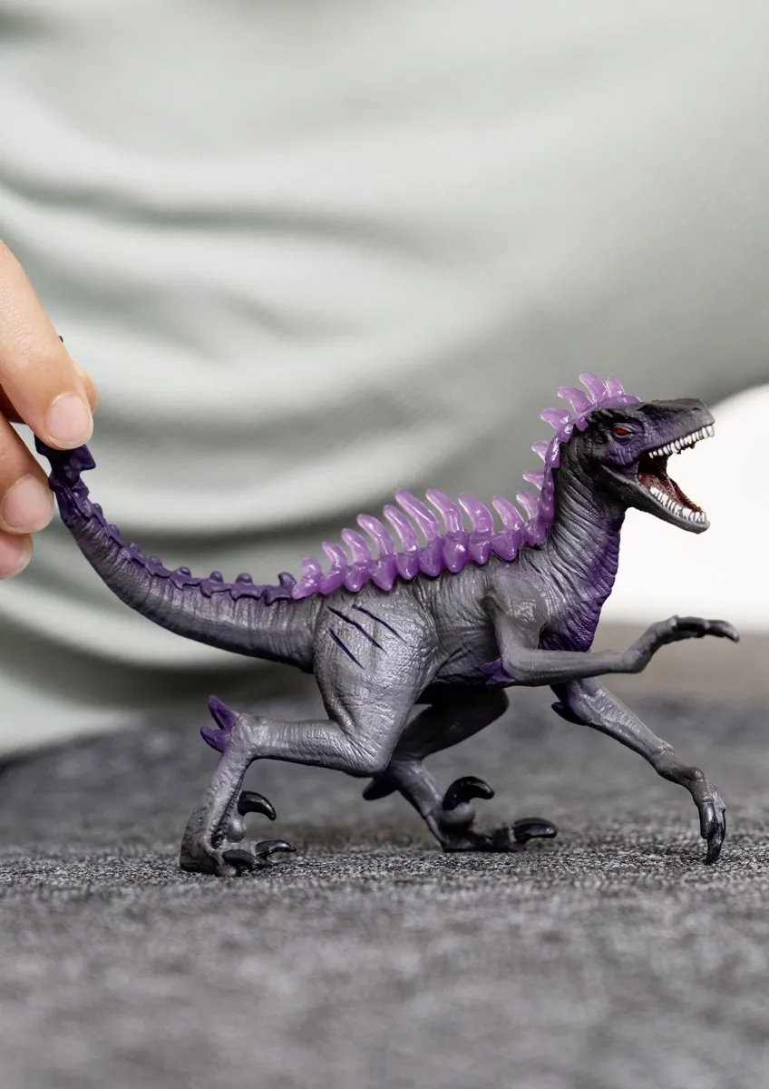 Schleich Eldrador Creatures Schaduwraptor 70154 - Speelgoedfiguur - Zwart/Paars