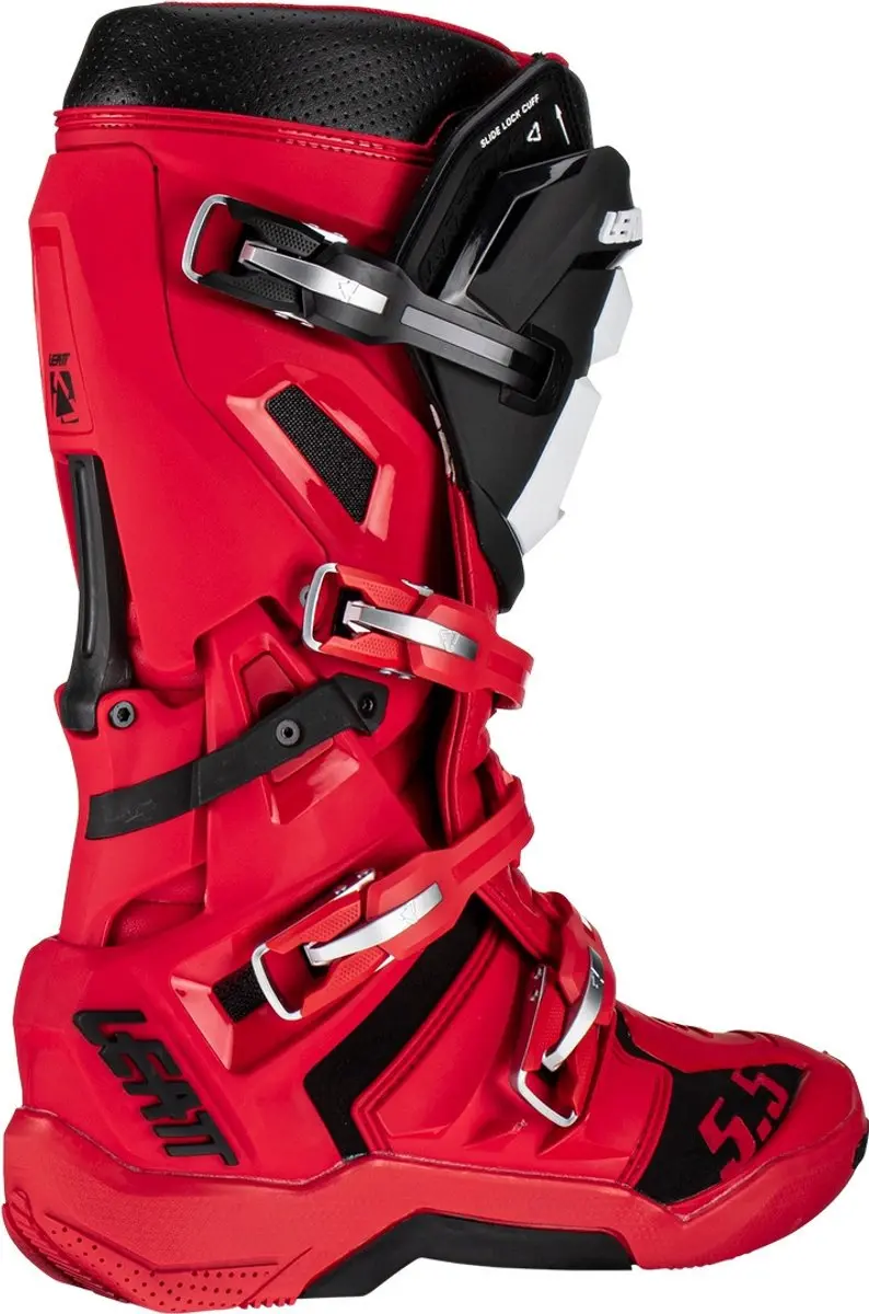 Leatt 5.5 FlexLock Crosslaarzen 43 - Zwart/Rood