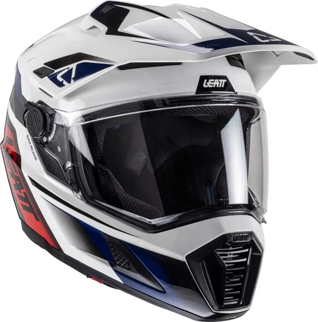 Leatt ADV 8.5 Royal Wit Blauw Rood Integraalhelm met 4.5 Bril