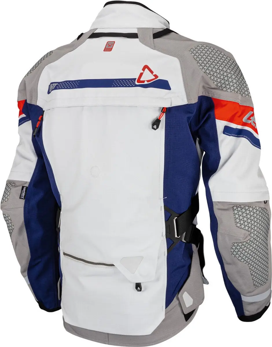 Leatt ADV DriTour 7.5 Waterdichte Textieljas - 3XL - Royal Grijs/Blauw/Rood