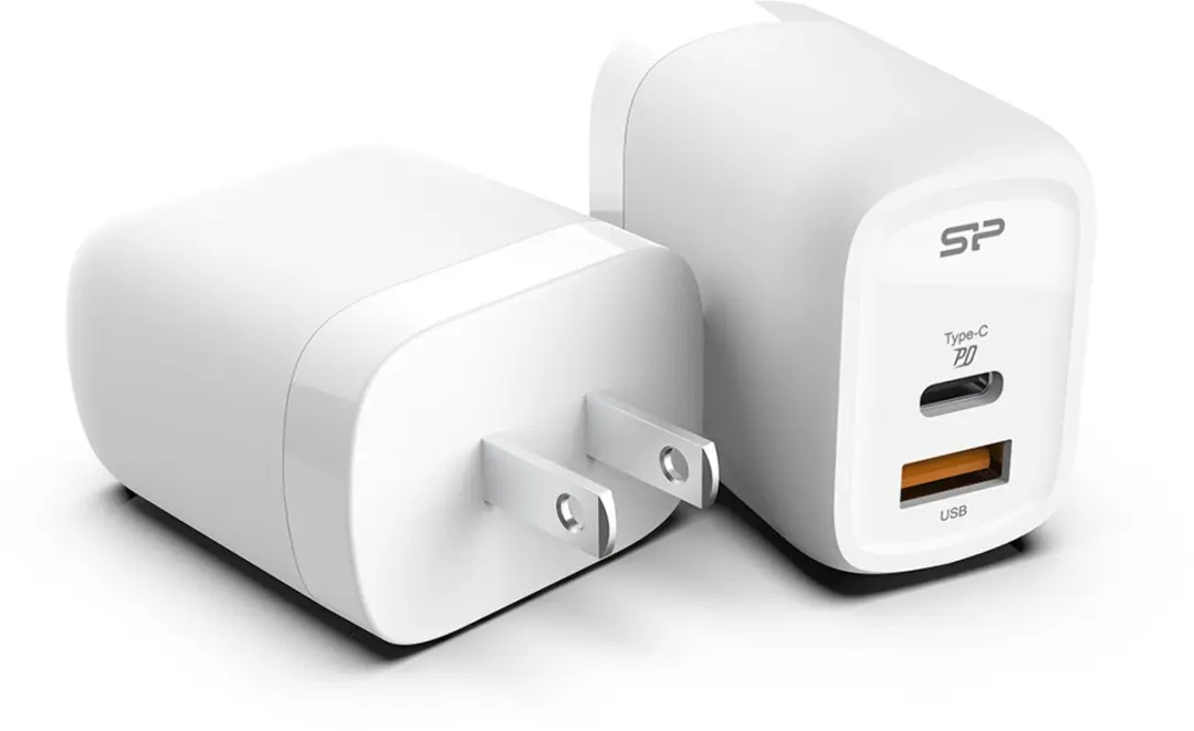 Silicon Power QM25 Boost Oplader 30W - 2x USB - Wit - afbeelding 2 van 4