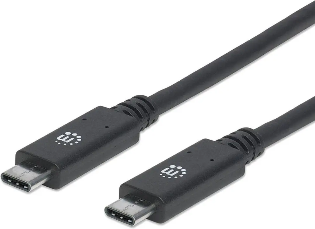 Manhattan 355223 USB-C Kabel 1m - Zwart