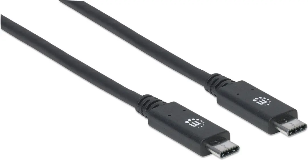 Manhattan 355223 USB-C Kabel 1m - Zwart